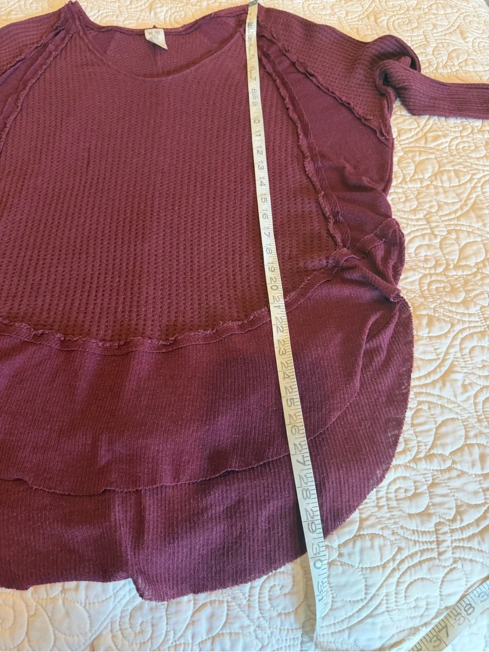 Free People - We The Free Catalina Waffle Knit Top Small - Picture 9 of 11